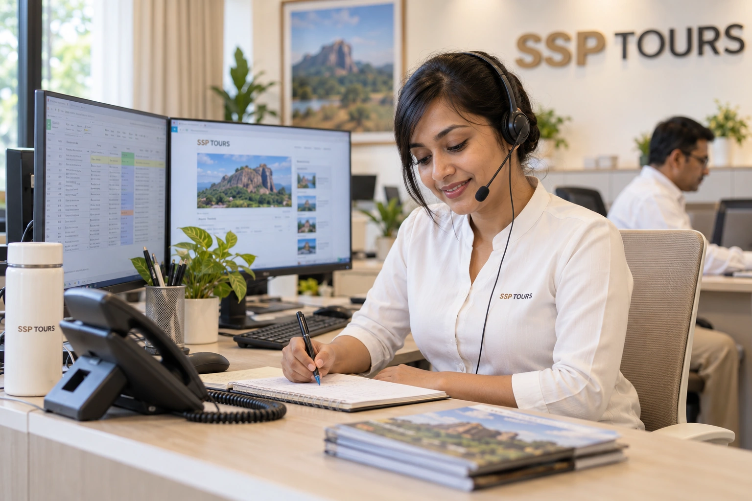 SSP TOURS reservations agent at work